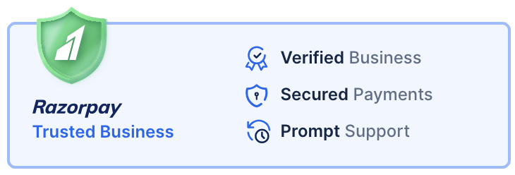 Secure Payments Powered by Razorpay
